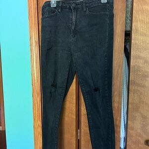 YMI High-Rise Black Ankle Jeans